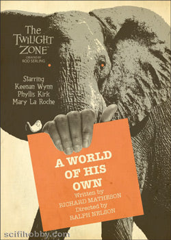 Twilight Zone Archives Trading Cards : A World Of His Own J100