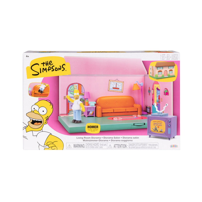 The Simpsons Living Room Diorama MIB (Jakks 2025)