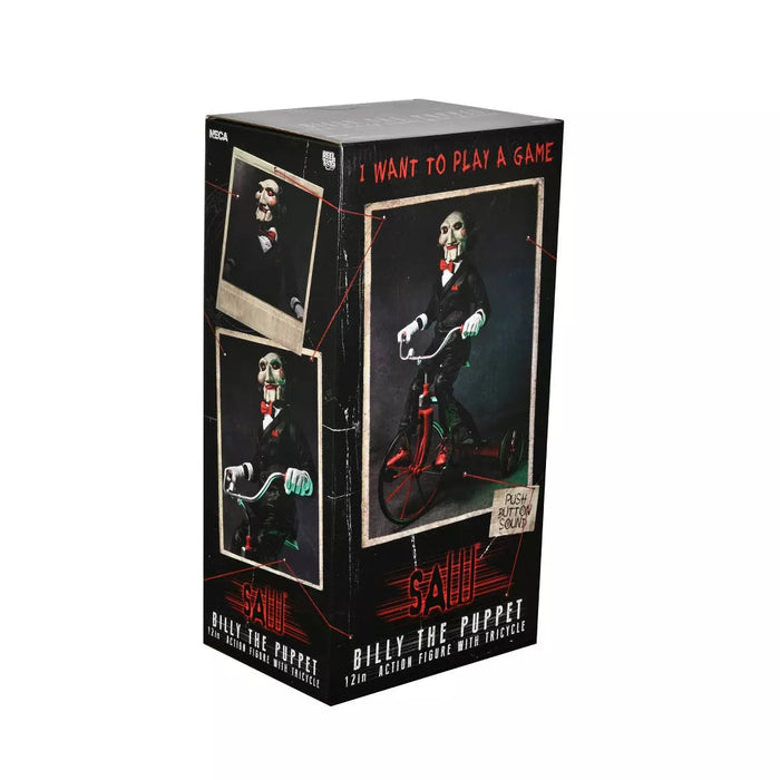 Saw Billy the Puppet on Tricycle 12" Action Figure