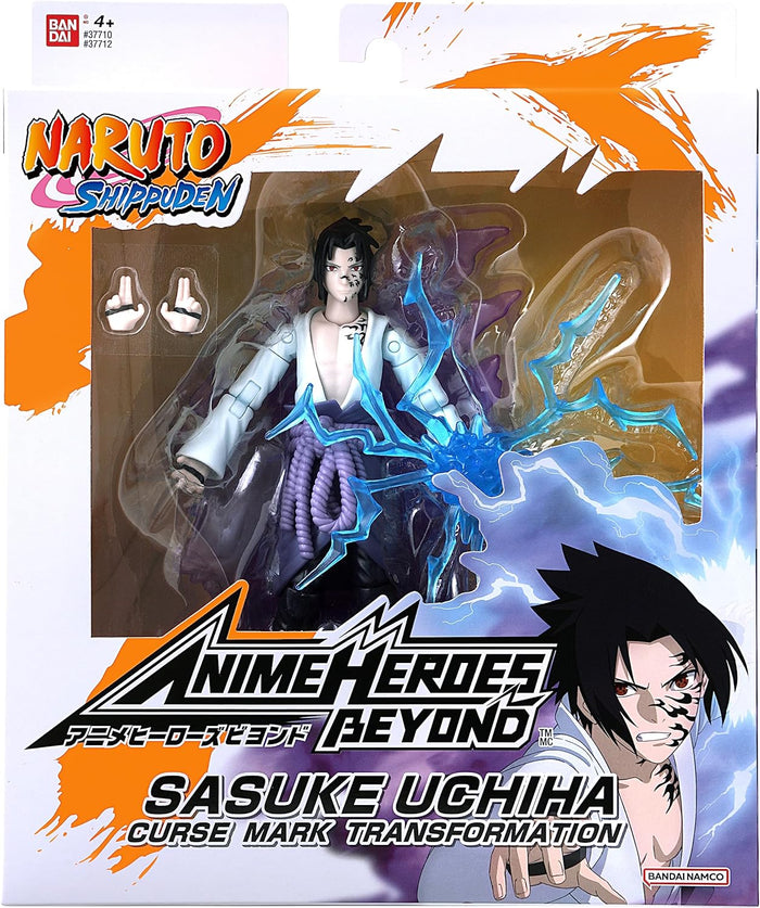 Bandai ANIME HEROES Beyond: Naruto Sasuke Uchiha Curse Mark Transformation Action Figure