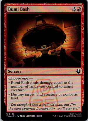 Magic The Gathering : Avatar The Last Airbender - Bumi Bash (Foil)