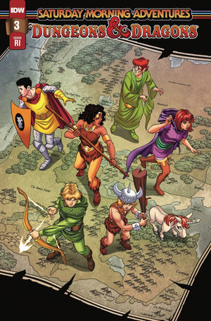 Dungeons & Dragons: Saturday Morning Adventures #3 Cover C 1:10 Incentive Tim Levins Variant