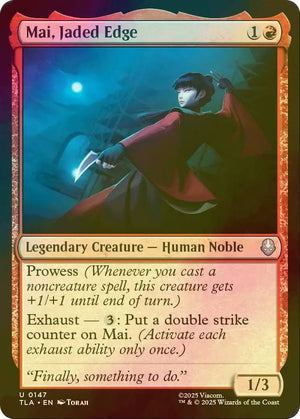 Magic The Gathering : Avatar The Last Airbender - Mai, Jaded Edge (Foil)