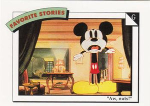 Disney Collector Cards (1991 Impel)  #28 - G: "Aw, nuts!"