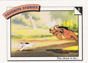 Disney Collector Cards (1991 Impel)  #53 - B: The chase is on...