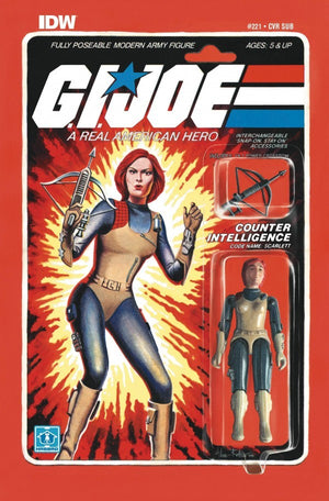 G.I. Joe: A Real American Hero #221 Adam Riches Scarlett Action Figure Subscription Variant