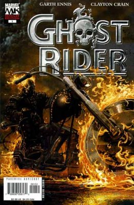 Ghost Rider #1 Clayton Crain Retailer Edition Variant (2005 3rd Series)