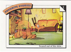 Disney Collector Cards (1991 Impel)  #50 - E: Scared out of his skin...
