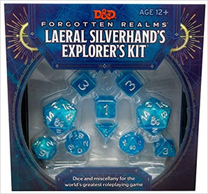 D&D FORGOTTEN REALMS: LAERAL SILVERHAND'S EXPLORER'S KIT (Dice Set)