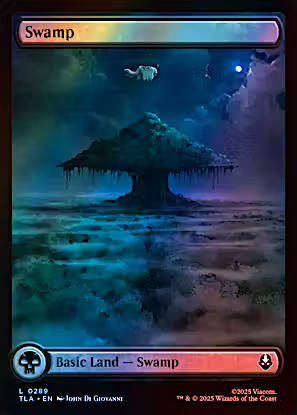 Magic The Gathering : Avatar The Last Airbender - Swamp (Foil)