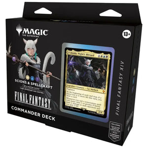 Magic The Gathering Final Fantasy XIV Commander Deck Scions & Spellcraft
