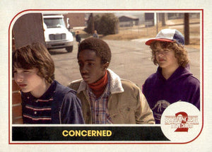 Stranger Things : Series 2 Topps Trading Cards  #ST-7 - Concerned