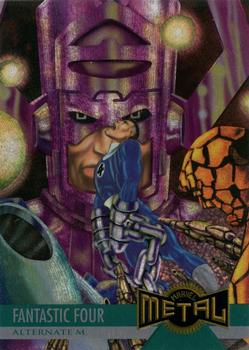 Marvel Metal 1995 Trading Cards : -Alternate M- Fantastic Four #129