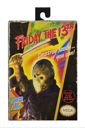 NECA FRIDAY THE 13TH - CLASSIC VIDEO GAME JASON 7" SCALE ACTION FIGURE WITH THEME MUSIC PACKAGING