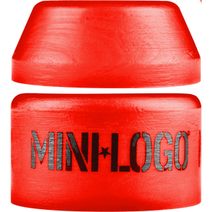 Mini-Logo BUSHING SET HARD 100a RED 2pcs(cone/barrel)