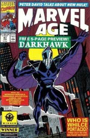 Marvel Age #97 Darkhawk Preview