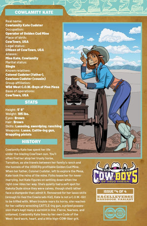 Wild West C.O.W.-Boys of Moo Mesa #4 Cover C A. J. Jothikumar Handbook Variant
