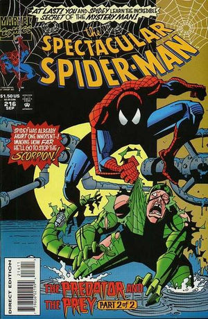 Peter Parker The Spectacular Spider-Man #216