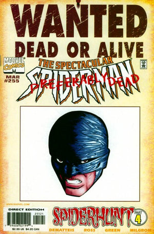 Peter Parker, The Spectacular Spider-Man #255 Variant