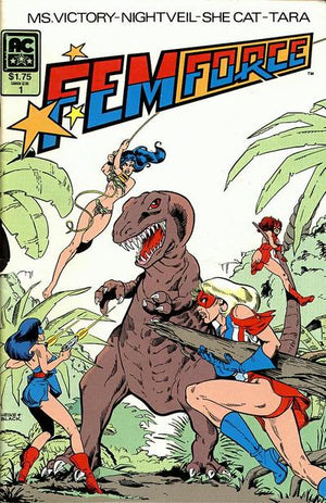 Femforce #1 (1st Color Appearance of the Femforce Team)