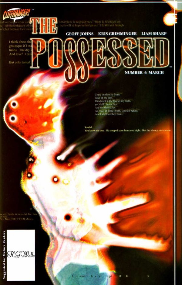 Possessed #6 (Cliffhanger! / Wildstorm) By Geoff Johns