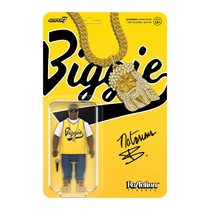Notorious B.I.G. ReAction Figures Wave 4 Notorious B.I.G. (Yellow Jersey)