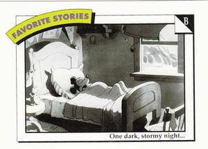 Disney Collector Cards (1991 Impel) #80 - B: One dark, stormy night...