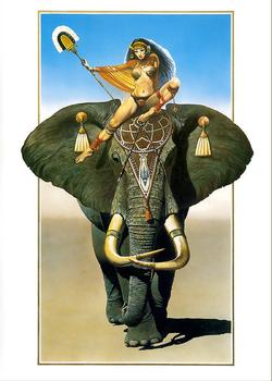 Chris Achilleos Trading Cards Series 1 (1992)  #39 - Elephant Walk