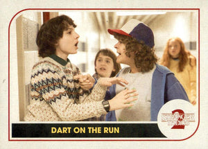 Stranger Things : Series 2 Topps Trading Cards #ST-36 - Dart on the Run