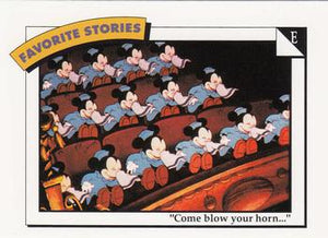 Disney Collector Cards (1991 Impel)  #41 - E: "Come blow your horn..."