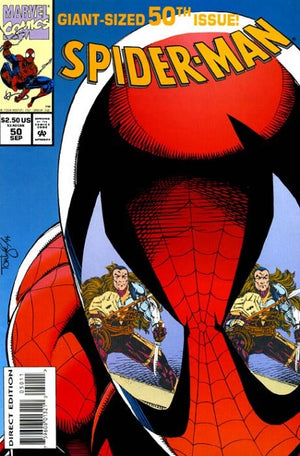 Spider-Man #50 Standard Direct Non-Hologram Edition (1990 McFarlane Series)