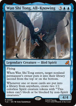 Magic The Gathering : Avatar The Last Airbender - Wan Chi Tong, All-Knowing