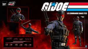 G.I. Joe FigZero Commando Snake Eyes 1/6 Scale Figure MISB