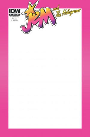 Jem and the Holograms (2015 Series) #8 Blank Sketch Cover
