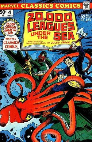 Marvel Classics Comics #4 20,000 Leagues Under the Sea (1976 Illustrated Classic Novels)