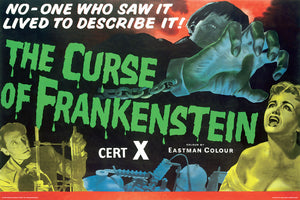 Poster: Hammer Films - Curse of Frankenstein - Regular Poster