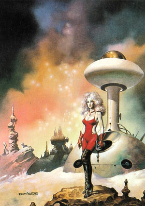 Boris Vallejo Trading Card Series 2 (1992)  #41 - Lady in Red
