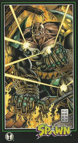 Spawn : 1995 Wildstorm Widevision Trading Cards : #31 - Overkill Makes an Entrance
