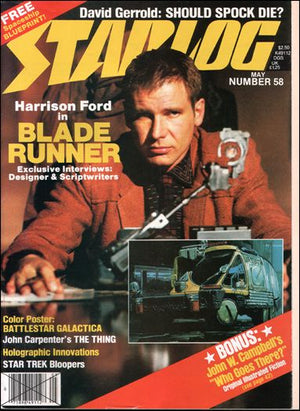 Starlog Magazine (1976) #58 Includes Illustrated Reprint of "Who Goes There" The Basis for The Thing Part 1 (of 2)