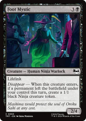 Magic The Gathering: Teenage Mutant Ninja Turtles : Foot Mystic (Foil)