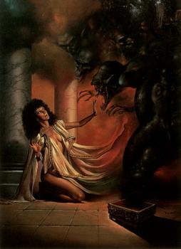 Boris Vallejo Trading Card Series 2 (1992) #3 - Pandora