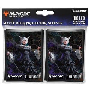 Ultra Pro Magic The Gathering Final Fantasy Standard Deck Protector Sleeves for Commander B (100 CT)