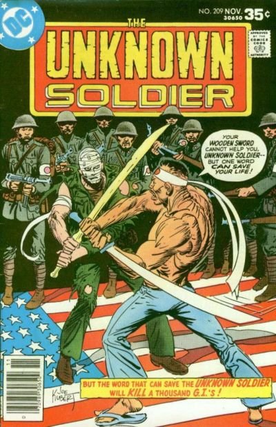 The Unknown Soldier (1977 1st Series) #209