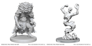 Dungeons & Dragons (DND): Nolzur`s Marvelous Unpainted Miniatures - W28 Classic Wight & Classic Wraith
