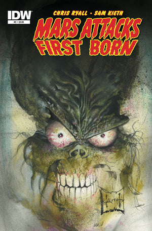 Mars Attacks First Born (2014 IDW Mini-Series Sam Keith / Chris Ryall) #2