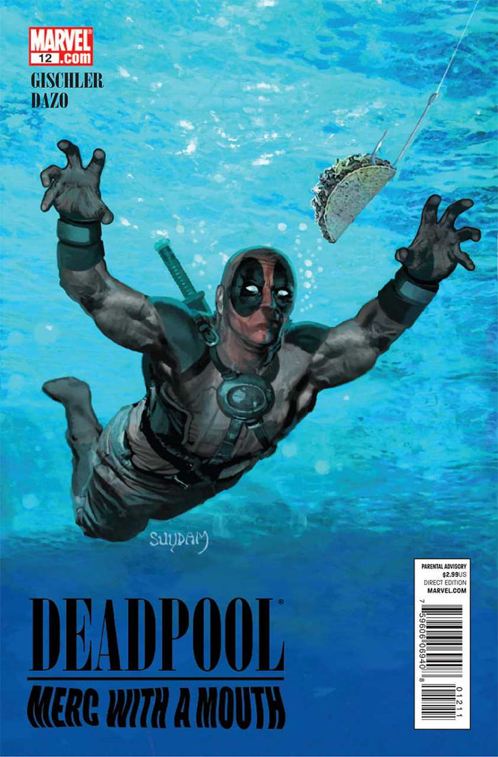 Deadpool: Merc with a Mouth #12 Nirvana Nevermind Homage Cover