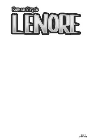 LENORE VOLUME III #1 CVR C BLANK