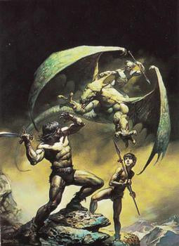 Boris Vallejo Trading Card Series 2 (1992)  #75 - Aquilonian