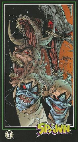 Spawn : 1995 Wildstorm Widevision Trading Cards :  #11 - The Clown's Other Face