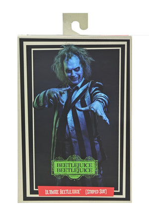 BEETLEJUICE BEETLEJUICE - ULTIMATE STRIPED SUIT BEETLEJUICE 7" SCALE ACTION FIGURE NECA